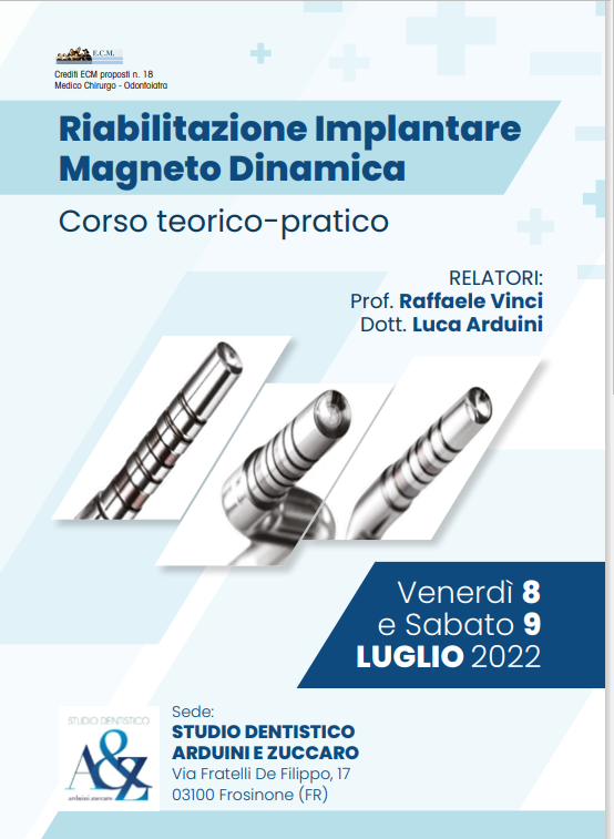 Riabilitazione Implantare  Magneto Dinamica – Corso teorico-pratico